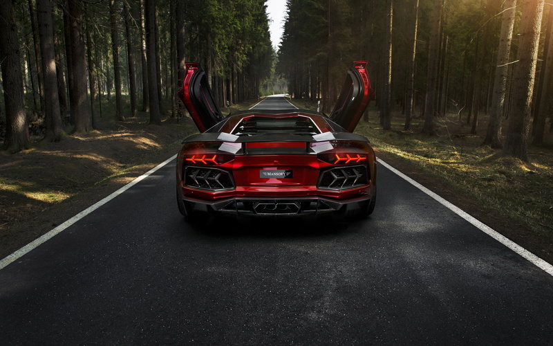 Lamborghini Aventador, 2K, mansory, aventador, lp, rear
