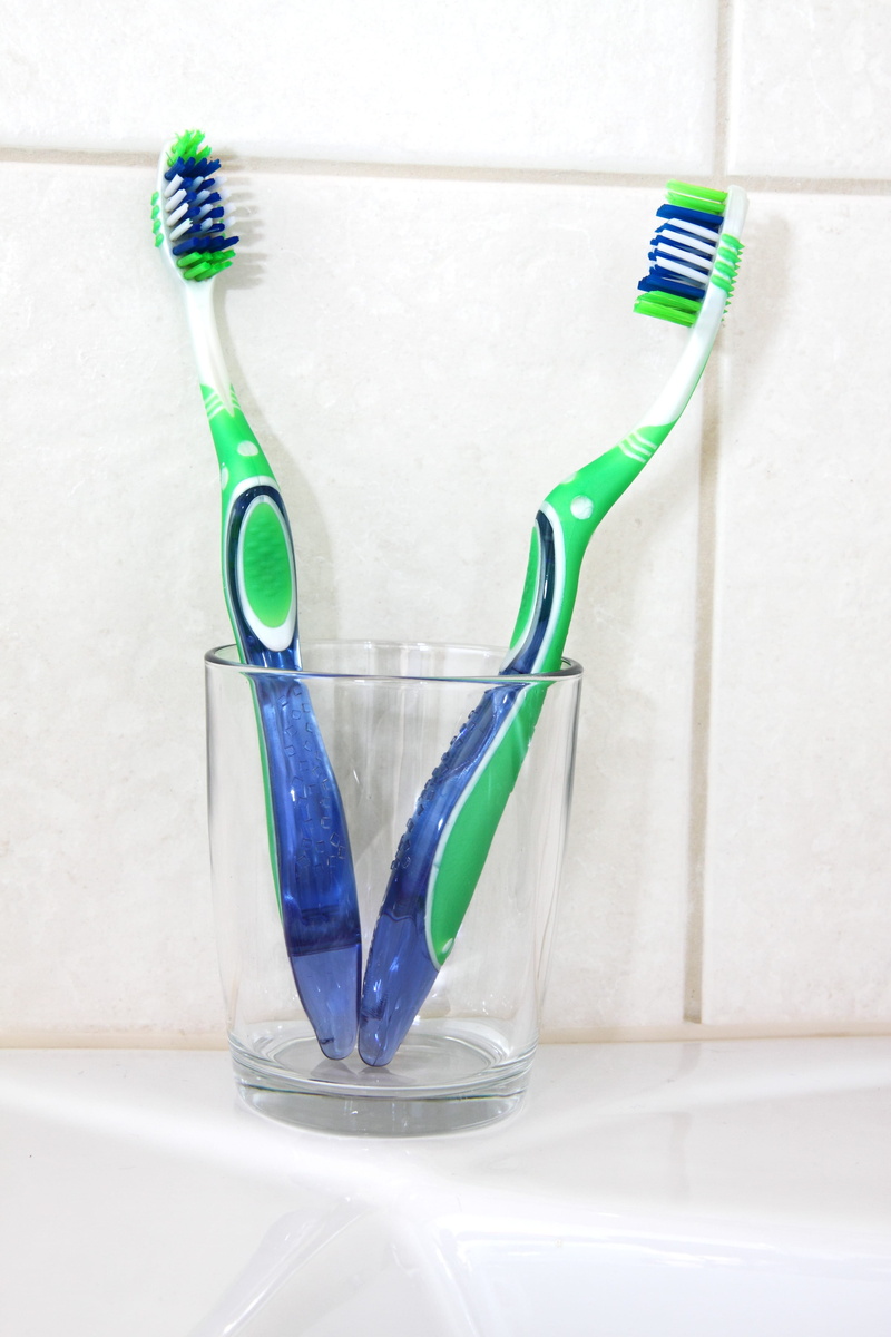wall - building feature, freshness, glass, Care, dental, Bathroom, oral, Brush, protection, tile, close-up, toothbrushes, green, still life, mouth, toothbrush