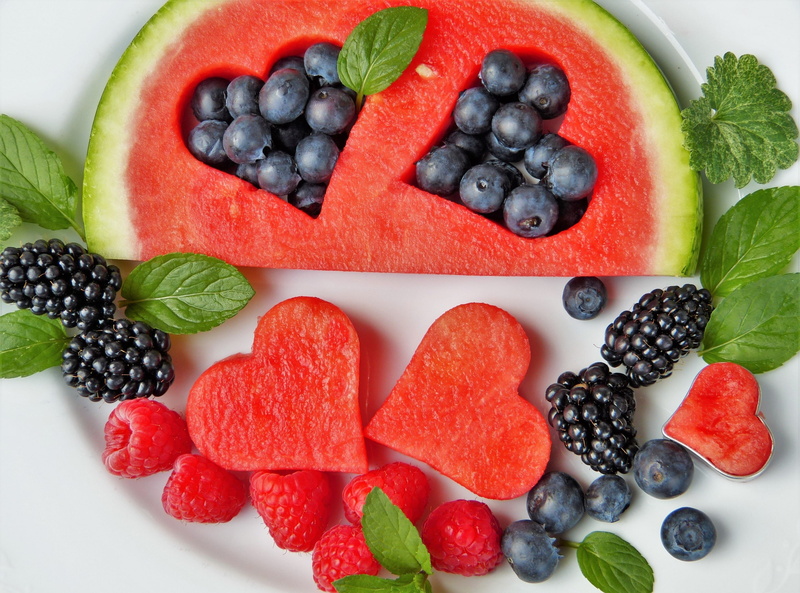 Fruits, blackberry - fruit, melon, Blackberries, Food, healthy eating, cranberries, Photography, still life, foodart, mint leaf - culinary, blueberry, freshness