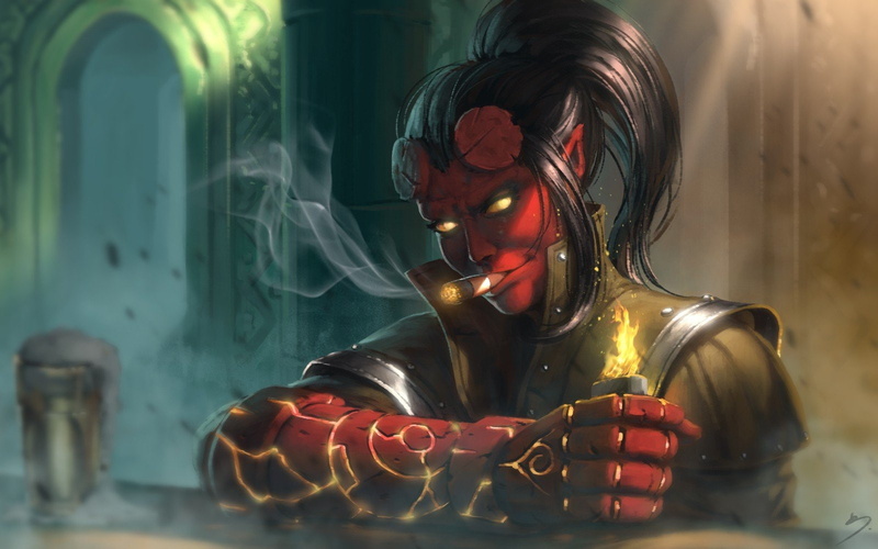 Hellboy, Rule 63, HellGirl, 720P