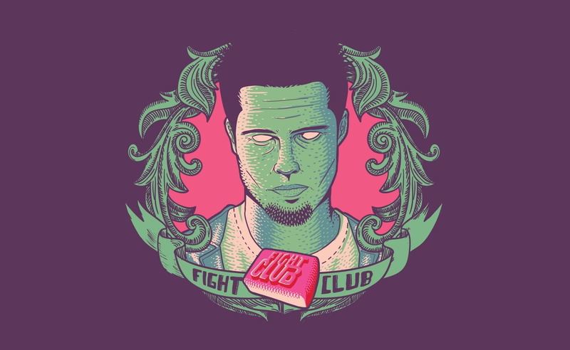 human face, human representation, business, craft, finance, art and craft, Tyler Durden, Brad Pitt, Minimalism, representation, sadness, fear, brad, illustration