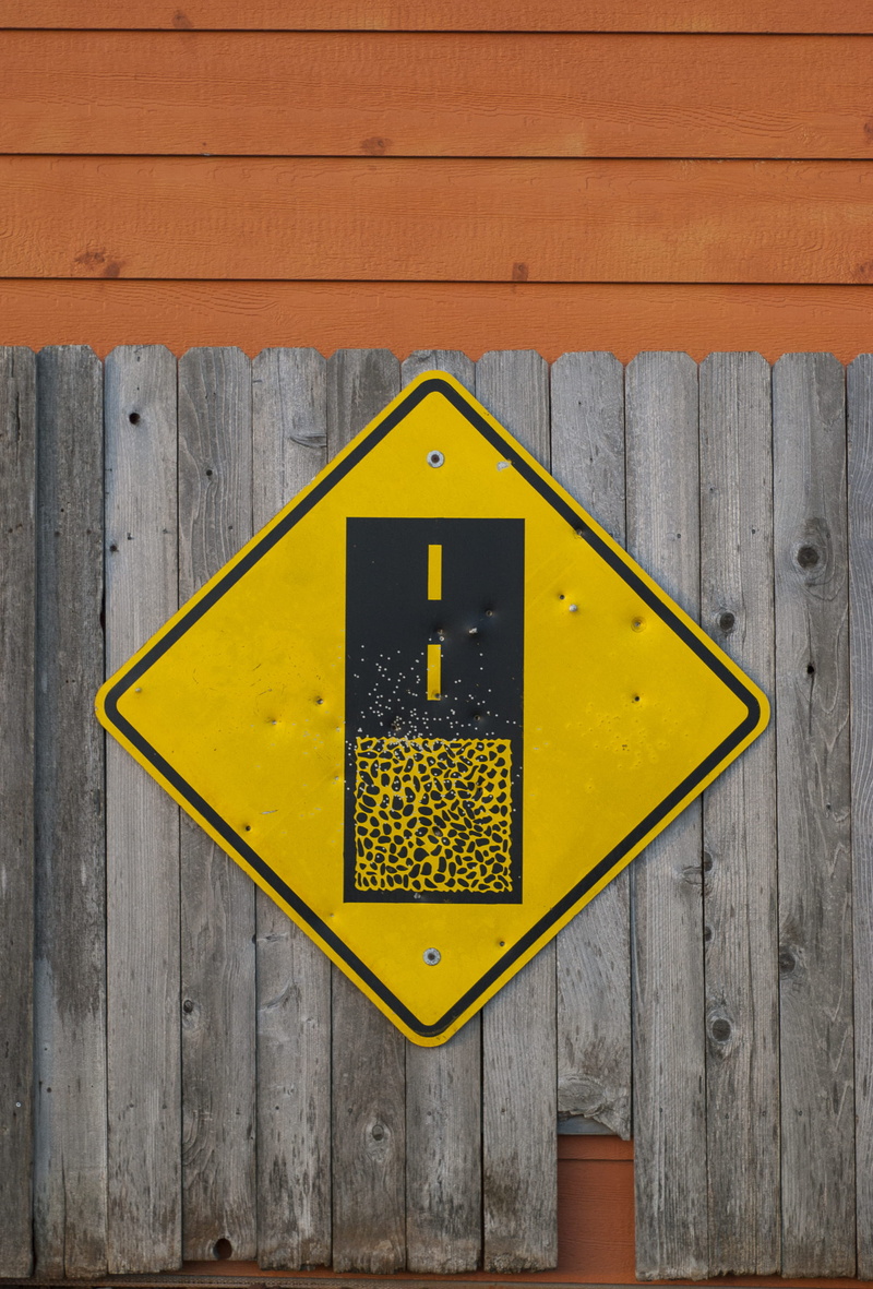 sign, security, wall - building feature, communication, danger, geometric shape, warning sign, street, colors, fence, alert, forbidden, close-up, entrance