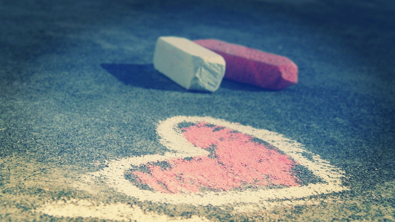 close-up, surface level, no people, focus on foreground, chalks, art and craft, white, red, asphalt, road, pink, outdoors, heart, carpet - decor, creativity