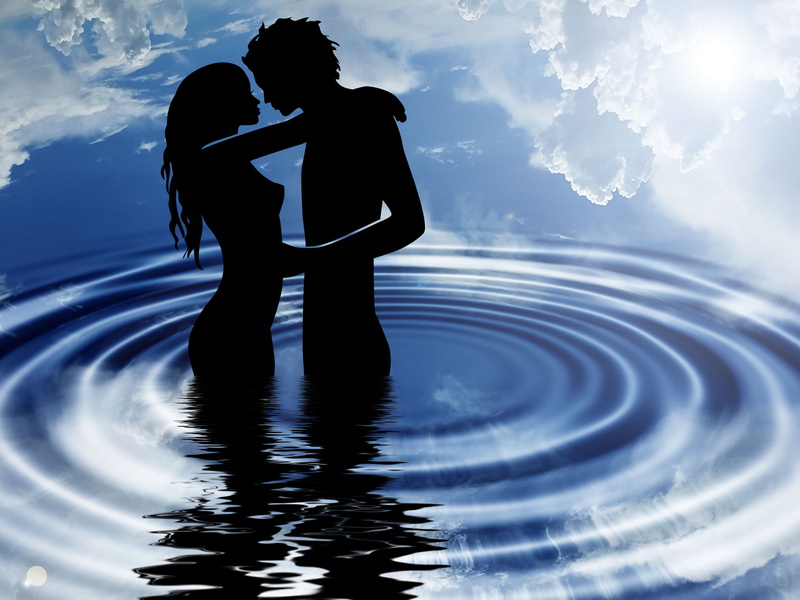 nature, bonding, men, relationship, romantic, togetherness, two people, people, women, sky, together, positive emotion, design, rippled, reflection, lifestyles
