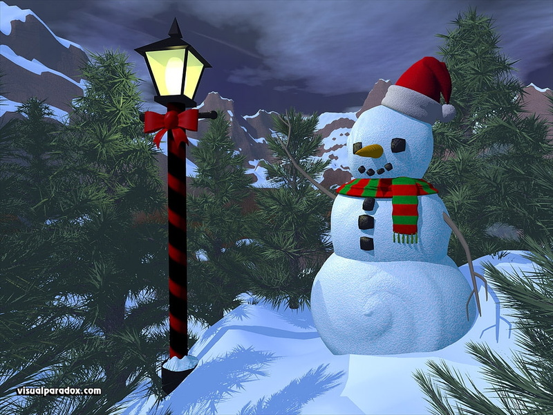 hd, 480P, nature, snow, Cool, Snow Man, winter, man, art