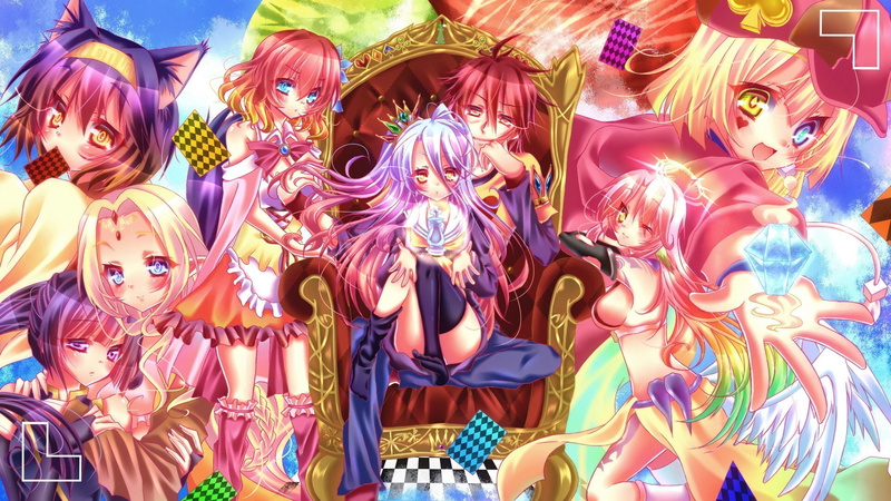 hatsuse, girls, 1920x1080 px, Life, Anime Girls, hd, xbox, nilvalen, izuna, Hatsuse Izuna, Stephanie Dora, Jibril, Shiro (No Game No, shir, art, anime
