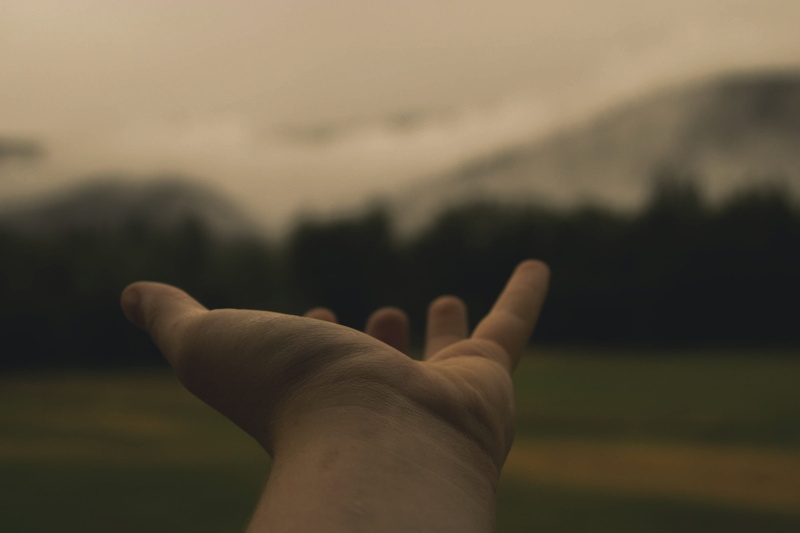 gesturing, person, human body part, shallow, symbol, outstretched arms, human, unrecognizable person, day, focus on foreground, sky, close-up, one person