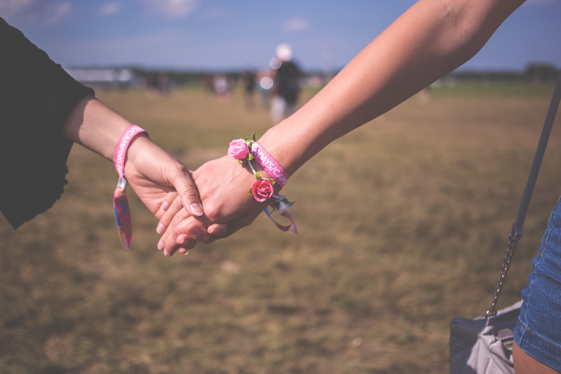 daytime, handshake, sky, love, nature, person, bracelet, people, women, human Hand, adult, body part, couple - Relationship, hands, focus on foreground