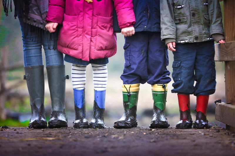 children, leisure activity, cowboy boot, person, bokeh, day, 2K, warm clothing, togetherness, outdoors, game, boots, people, mottisfont, riding boot, women