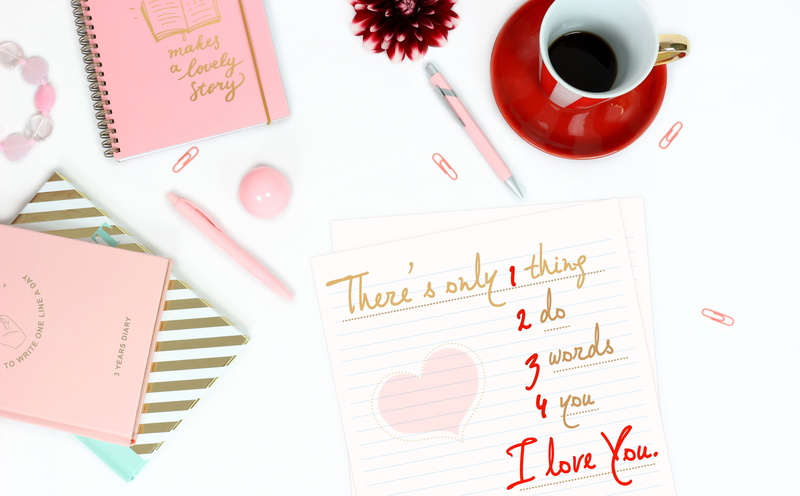 girly, edited, high angle view, cup, coffee - drink, diary, red, pen, directly above, text, coffee, document, cute, note pad, still life, coffee cup, pink