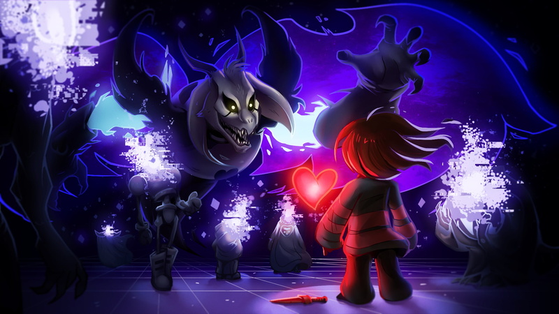 Frisk, Asriel Dreemurr, 1080P, Undertale