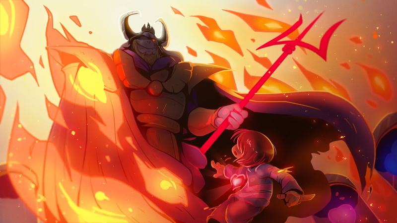 trident, holding, fire - Natural Phenomenon, outdoors, sculpture, Frisk, art, fantasy, human representation, vector, day, backgrounds, monster, power, devil