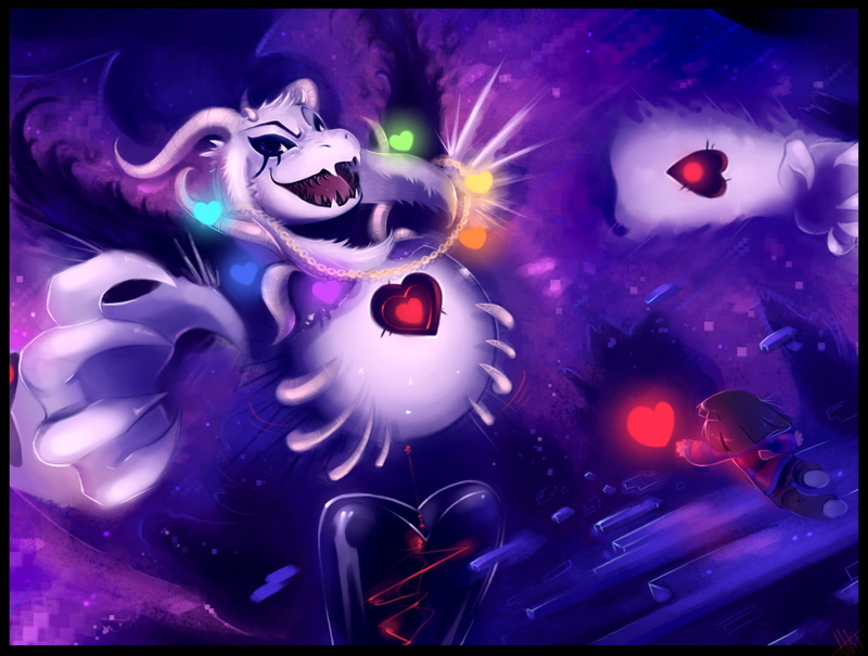 Undertale, 1080P, Asriel (Undertale), Video Game, Frisk (Undertale)