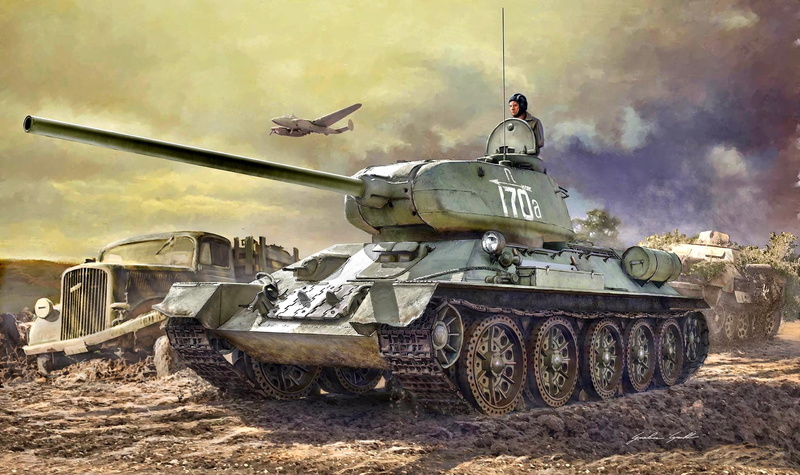 PE-2, Tanker, 1080P, bomber, Truck, Tank, T-34-85, Opel Blitz