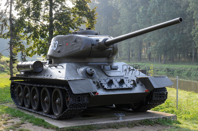 2K, average, monument, T-34-85, tank
