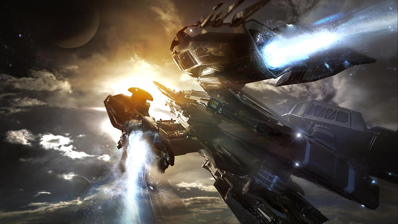 5k, 4k, spaceship, PC, sci-fi, Star Citizen, 5K, 2015, space simulator, game, screenshot, battle, 8k, 4k