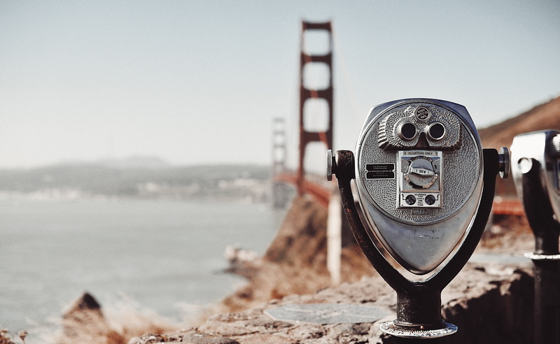 golden, number, bridge, focus on foreground, water, nature, metal, no people, sea, hand-held telescope, Vintage, tourist, magnification, coin-operated binoculars