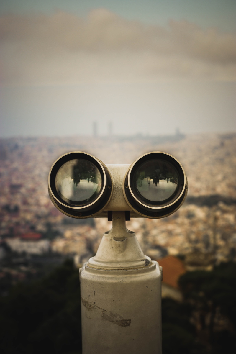 black, focus, nature, sunset, daytime, coin operated, coin-operated binoculars, city, security, day, surveillance, lookout, cloud - sky, metal, no people