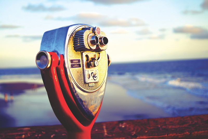 sunset, text, california, santa ana, sea, close-up, sun, scenics - nature, land, coin-operated binoculars, beach, 5K, hand-held telescope, outdoors, day