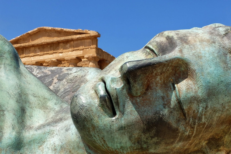 architecture And Buildings, history, monument, animal themes, mammal, animal body part, agrigento, one animal, outdoors, photo, bronze, monuments, valley temples