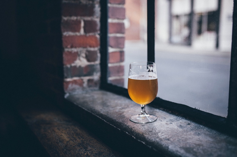 street, drinking glass, 1080P, beer, window, dark