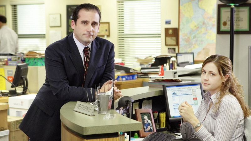 TV Show, 1080P, Michael Scott, Pam Beesly, The Office (US), Jenna Fischer, Steve Carell
