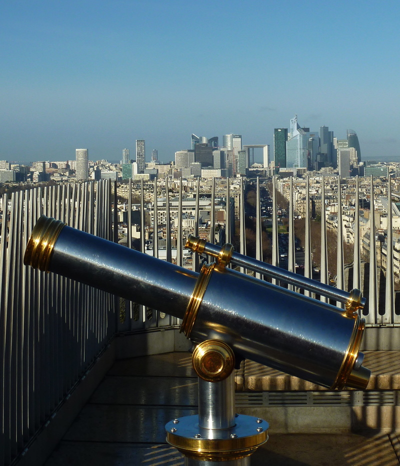 metal, eyepiece, no people, brass, distant view, building exterior, building, binoculars, blue, search, vision, silver colored, technology, Observation Deck