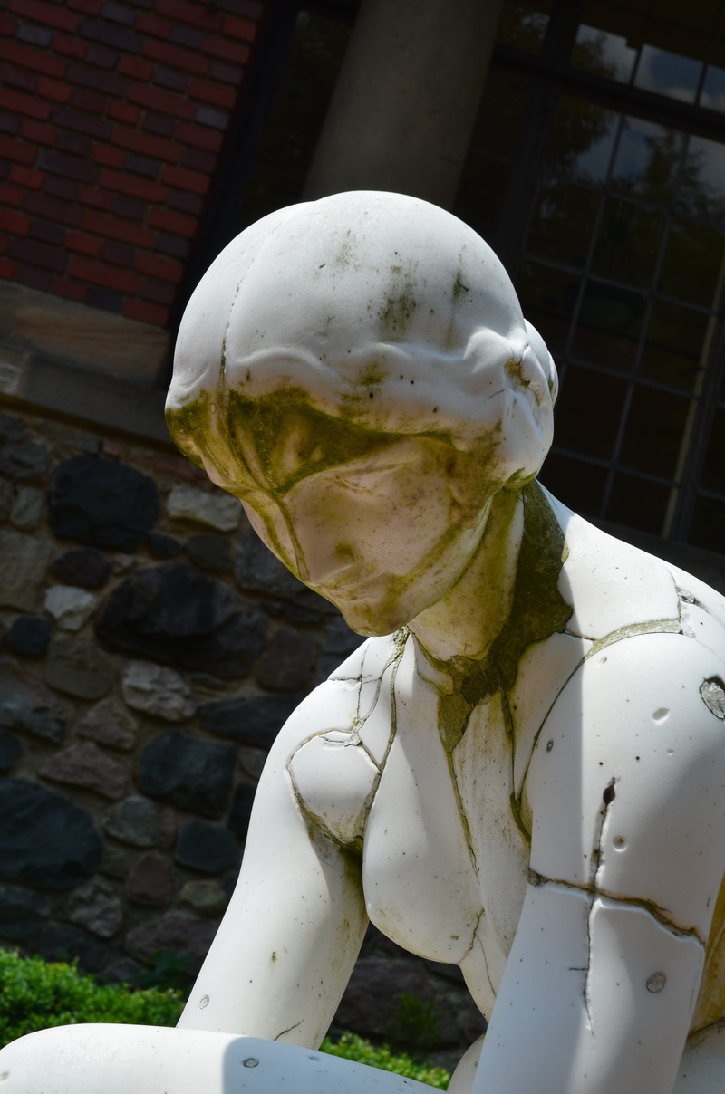 greek, close-up, human representation, representation, female likeness, building, figure, Statue, window, marble, statuette, art and craft, building exterior