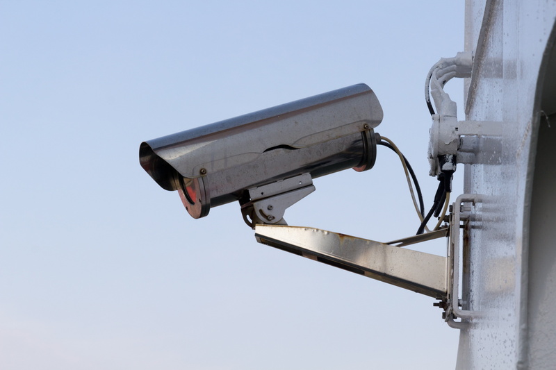 privacy, blue, control, personal protection, lake, transportation, sea, silver, police, sign, technology, public personennahverkehr, traffic, surveillance camera