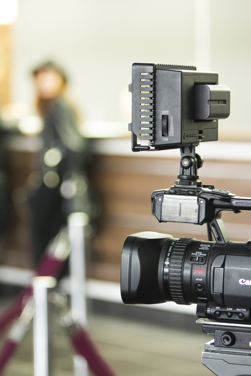 studio, television camera, the cameraman, record, arts culture and entertainment, no people, digital camera, recording studio, lens - Optical Instrument