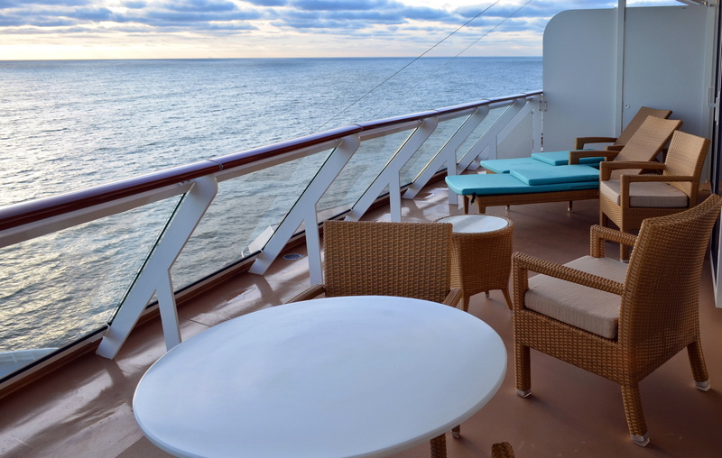 holidays, land, seafaring, cruise ship, balcony cabin, holiday, suite, passenger craft, view, lookout, water, cruise, on lake, sky, travel, chair, atlantic