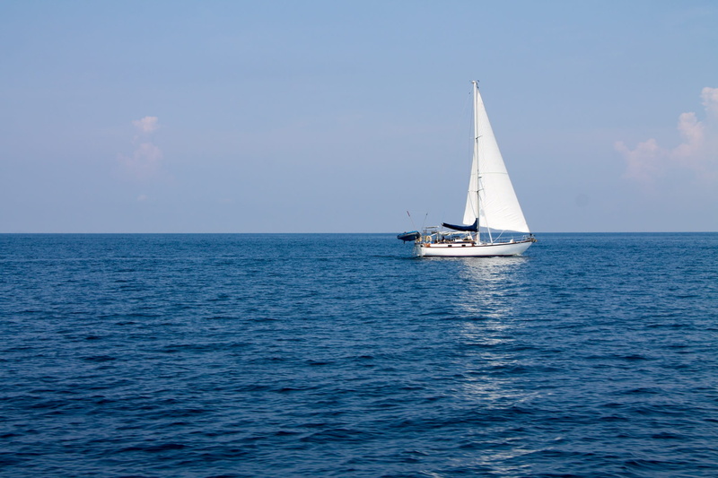 1080P, daytime, water, Travel, sailor, Sea, sailing ship, cruise, Sailboat, sky, tropical, boat, transport, nature, landscape, sailing, beauty in nature
