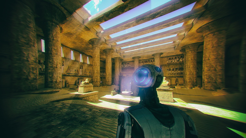 Egyptian, video games, 4K, The Talos Principle, temple, robot, screen shot, Egypt