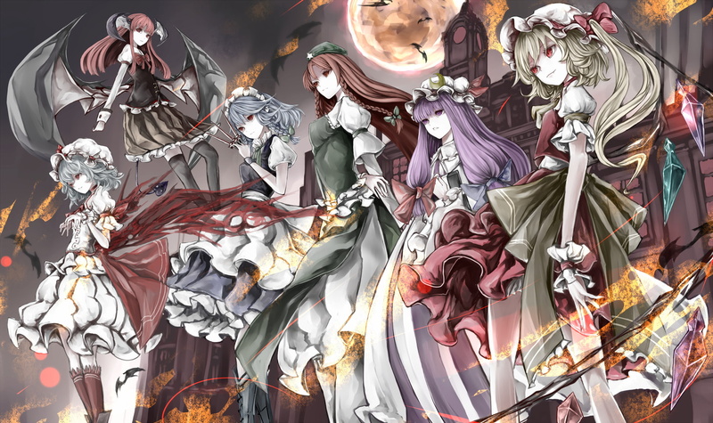 Flandre Scarlet, still life, variation, 1080P, event, for sale, Touhou, anime, no people, representation, retail, Remilia Scarlet, art and craft, anime girls
