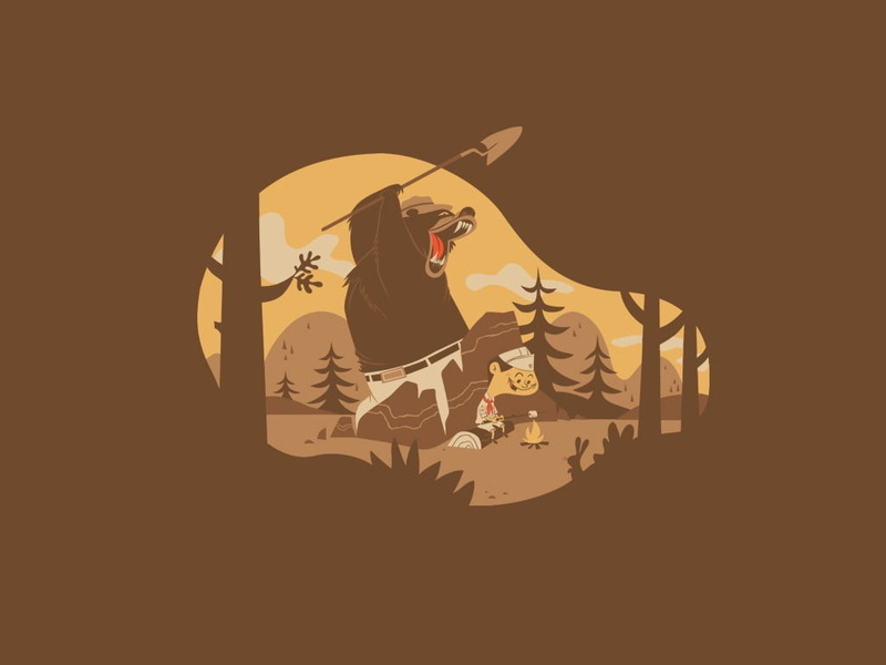 night, representation, illustration, music, sky, art and craft, humor, bears, creativity, animal, silhouette, 480P, copy space, arts culture and entertainment