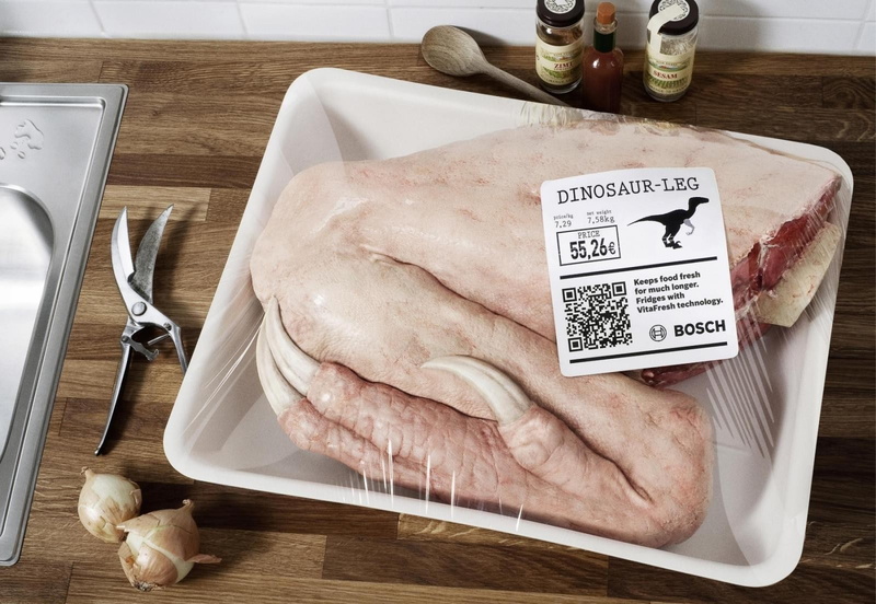 dark humor, 720P, kitchen, meat, humor, dinosaurs, food