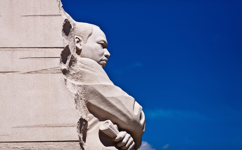 carving - craft product, king, United States/Washington, luther, mlk, clear sky, nature, low angle view, architecture, sky, blue, Memorial, no people, craft