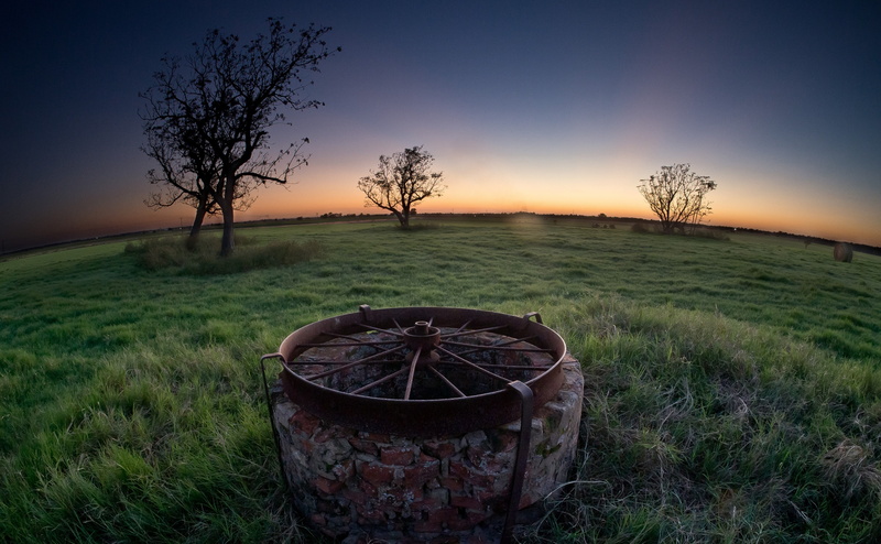 abandoned, environment, Nature, wheel, non-urban scene, old, beauty in nature, brown, green color, haybales, concrete, Texas, Landscape, sky, rosehill