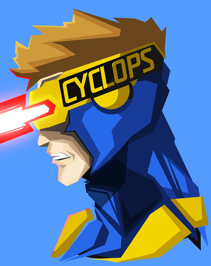 travel, Marvel Comics, Cyclops, nature, arts culture and entertainment, business travel, 720P, business, shape, blue background, people, cut out, yellow