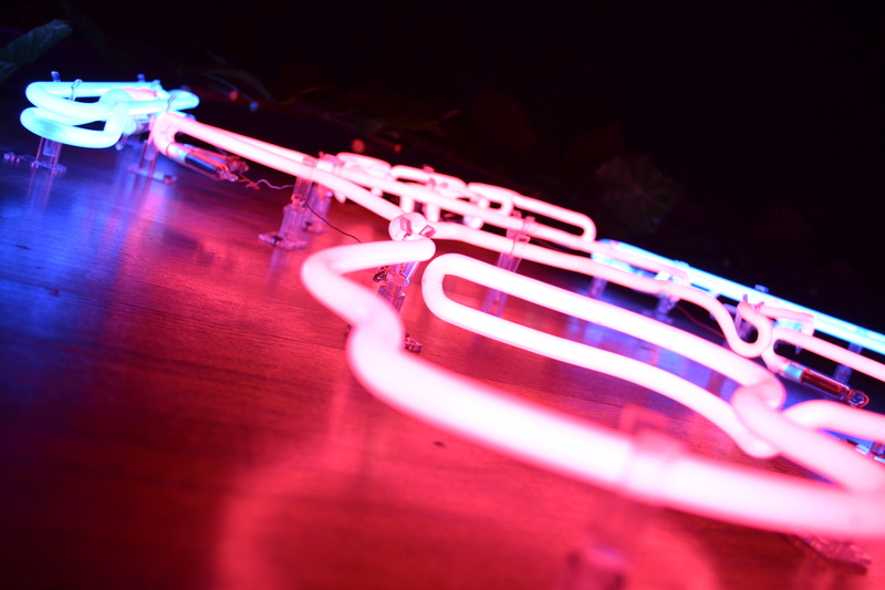illuminated, electric guitar, led, lighting equipment, 4K, dark, motion, music, drink, wand, event, inflatable, light, pac man, alcohol, night, string instrument