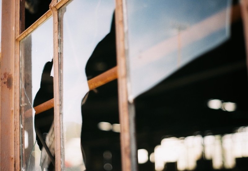 hat, abandon, no people, iron - metal, industry, reflection, clothing, face, transparent, building, outdoors, hardhat, musician, selective focus, metal