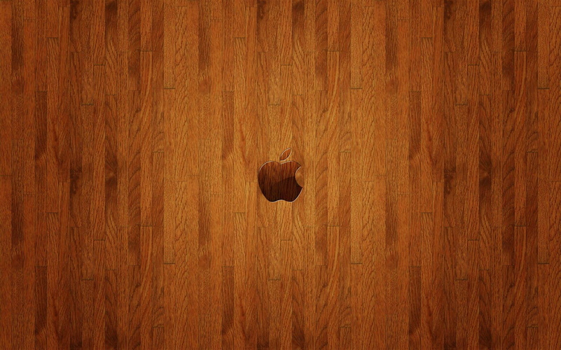 woden, logo, 1080P, apple