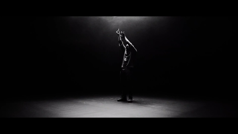 Big Sean, dark, human body part, man, studio shot, adult, full length, human limb, guitar, stage, arts culture and entertainment, air, Kanye West, one person