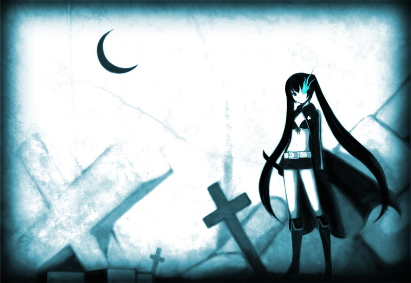 Kuroi Mato, Black Rock Shooter, anime, anime girls, 720P
