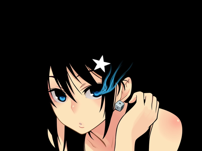 Kuroi Mato, 2K, Black Rock Shooter, anime, anime girls