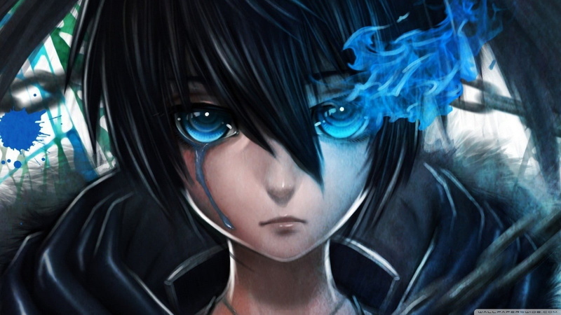 720P, anime, Black Rock Shooter, Kuroi Mato