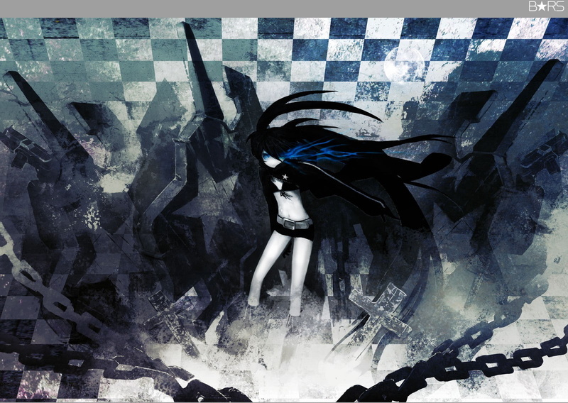 anime girls, 720P, Black Rock Shooter, anime, Kuroi Mato