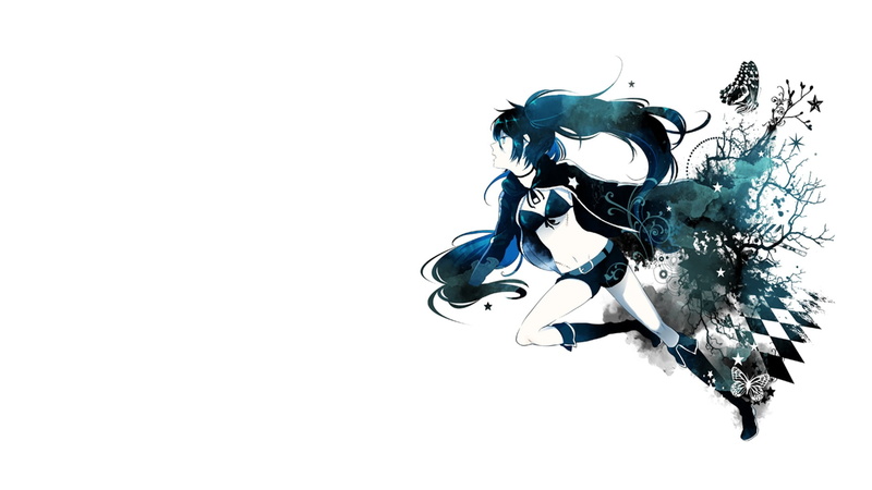 anime girls, decoration, spooky, indoors, Strength (Black Rock Shooter), 1080P, feather, human representation, creativity, studio shot, mask, nature, high angle view