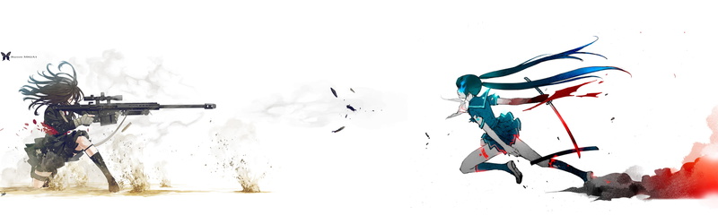 rock, 2K, white, black, hd, shooter, cartoon/comic, anime