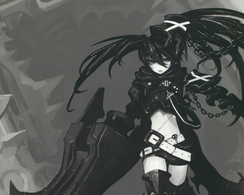 1080P, Insane Black Rock Shooter, Black Rock Shooter, Anime